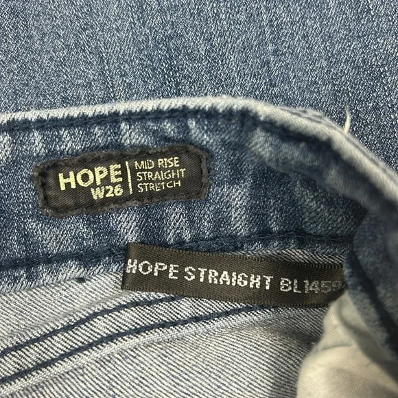 Buffalo David Bitton Hope Blue Straight Leg Jeans - Picture 4 of 6